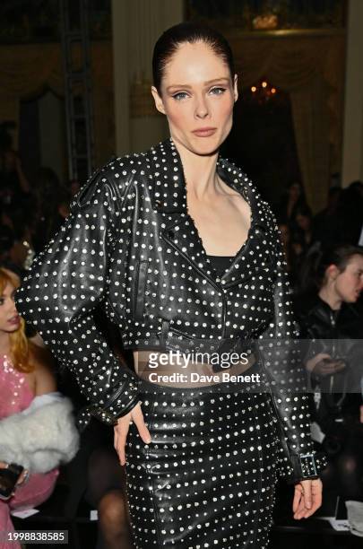 Coco Rocha attends the Retrofête F/W24 show during February 2024 New York Fashion Week at The Plaza on February 12, 2024 in New York City.