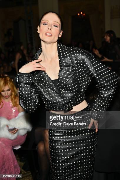 Coco Rocha attends the Retrofête F/W24 show during February 2024 New York Fashion Week at The Plaza on February 12, 2024 in New York City.