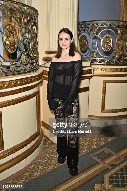 Micaela Wittman attends the Retrofête F/W24 show during February 2024 New York Fashion Week at The Plaza on February 12, 2024 in New York City.