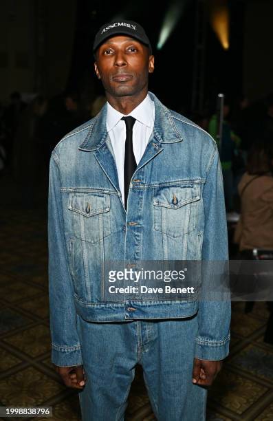 Khary Simon attends the Retrofête F/W24 show during February 2024 New York Fashion Week at The Plaza on February 12, 2024 in New York City.