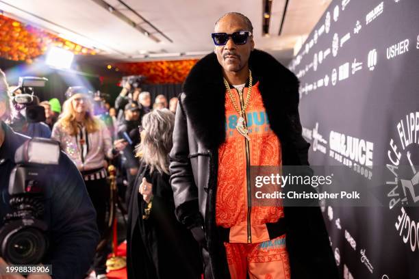 Snoop Dogg at the Flipper's Roller Boogie Palace Big Game After Party Celebrating the Release of "Coming Home" by Usher and Gin & Juice By Dre and...