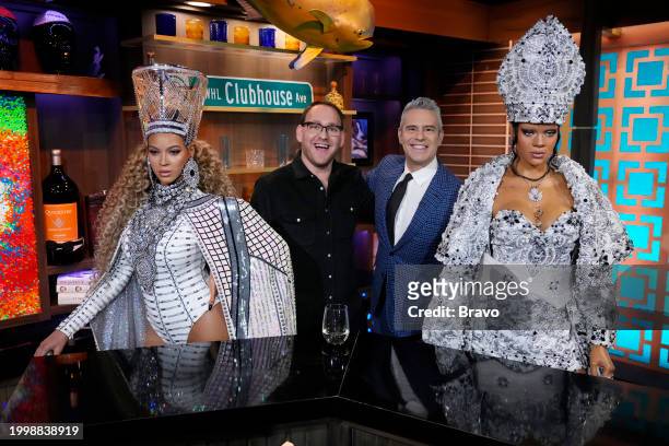 Episode 21017 -- Pictured: Andy Cohen, Matthew Clarkson --