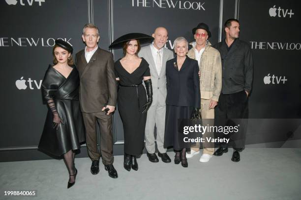 Maisie Williams, Ben Mendelsohn, Juliette Binoche, John Malkovich, Glenn Close, Todd A. Kessler and Claes Bang at the global premiere of "The New...