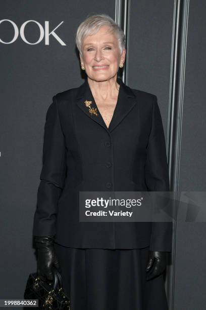 Glenn Close at the global premiere of "The New Look" held at Florence Gould Hall on February 12, 2024 in New York, New York.