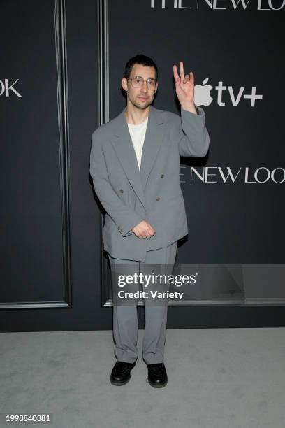 Jack Antonoff at the global premiere of "The New Look" held at Florence Gould Hall on February 12, 2024 in New York, New York.