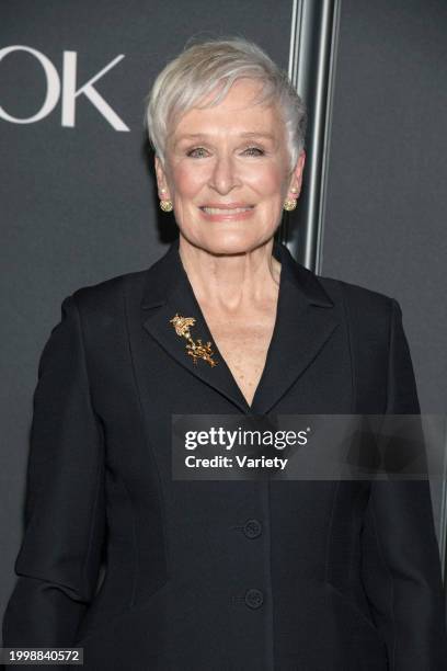 Glenn Close at the global premiere of "The New Look" held at Florence Gould Hall on February 12, 2024 in New York, New York.