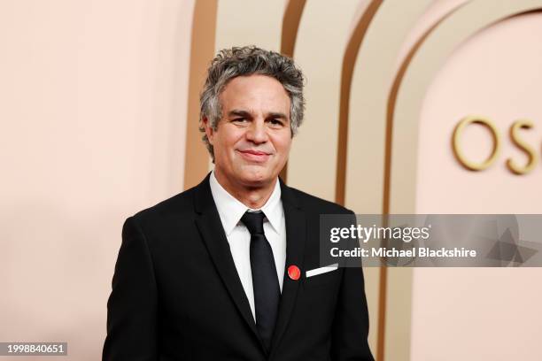 Beverly Hills , CA Mark Ruffalo arriving at the 2024 Oscars Nominees Luncheon Red Carpet at the The Beverly Hilton Hotel in Beverly Hills , CA,...