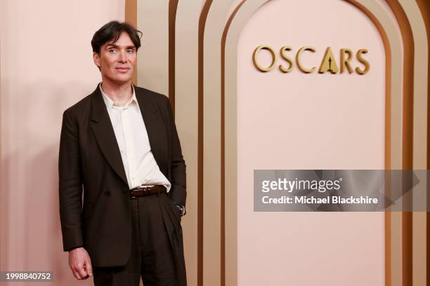 Beverly Hills , CA Cillian Murphy arriving at the 2024 Oscars Nominees Luncheon Red Carpet at the The Beverly Hilton Hotel in Beverly Hills , CA,...
