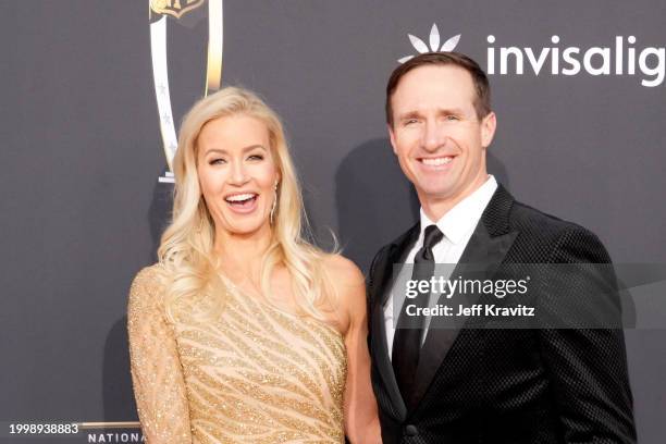 Brittany Brees and Drew Brees attend the 13th Annual NFL Honors at Resorts World Theatre on February 08, 2024 in Las Vegas, Nevada.