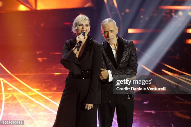 Jalisse attend the 74th Sanremo Music Festival 2024 at Teatro Ariston on February 09, 2024 in Sanremo, Italy.