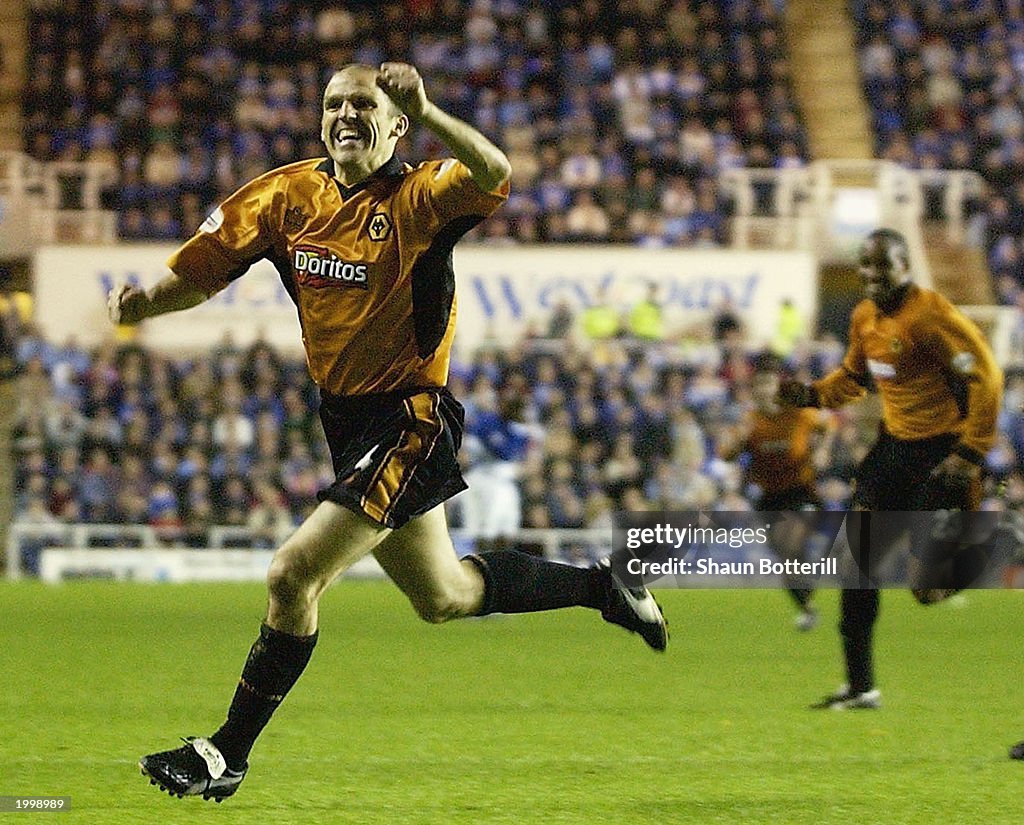 Alex Rae celebrates after scoring the first goal