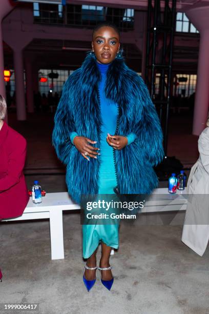Joy Sunday attends the Prabal Gurung fashion show during New York Fashion Week: The Shows at Starrett-Lehigh Building on February 09, 2024 in New...