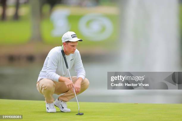 William Mouw of United States looks on during the second round of the Astara Golf Championship presented by Mastercard at Country Club de Bogota on...