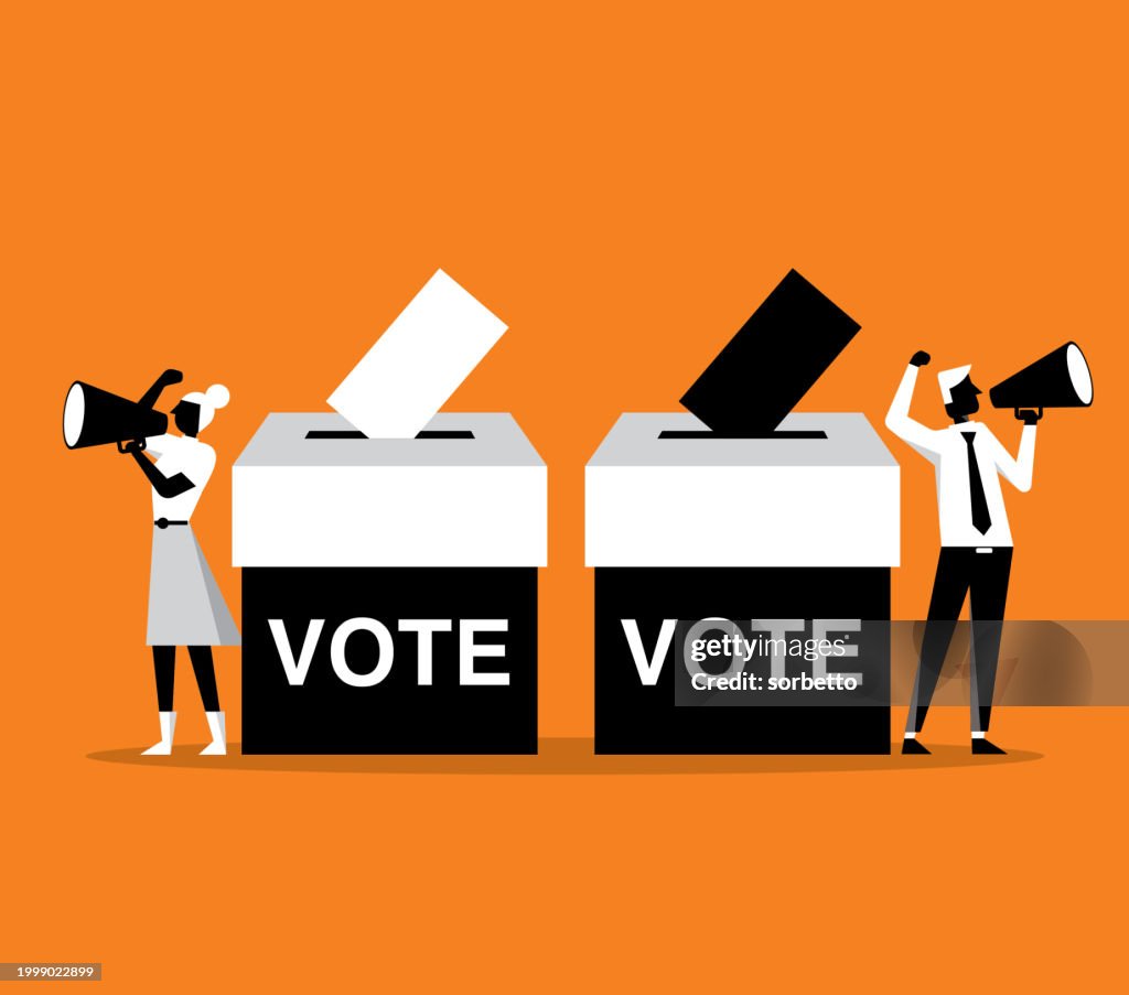 Picter Poll Election And Social Poll Business People High-Res Vector Graphic ...