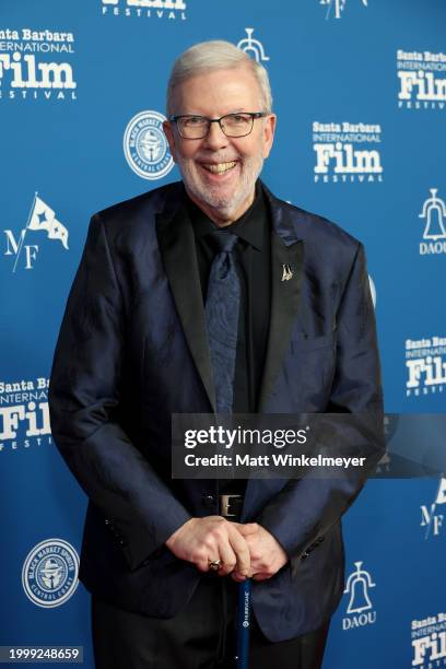 Leonard Maltin attends the 39th Annual Santa Barbara International Film Festival: Maltin Modern Master Award Honoring Robert Downey Jr. At The...