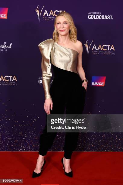 Cate Blanchett attends the 2024 AACTA Awards Presented By Foxtel Group at HOTA on February 10, 2024 in Gold Coast, Australia.