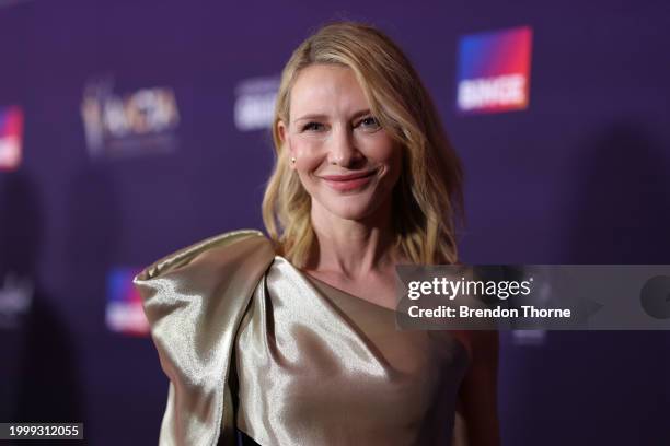 Cate Blanchett attends the 2024 AACTA Awards Presented By Foxtel Group at HOTA on February 10, 2024 in Gold Coast, Australia.