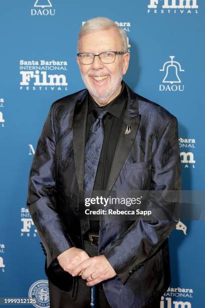 Leonard Maltin attends the Maltin Modern Master Award ceremony during the 39th Annual Santa Barbara International Film Festival at The Arlington...