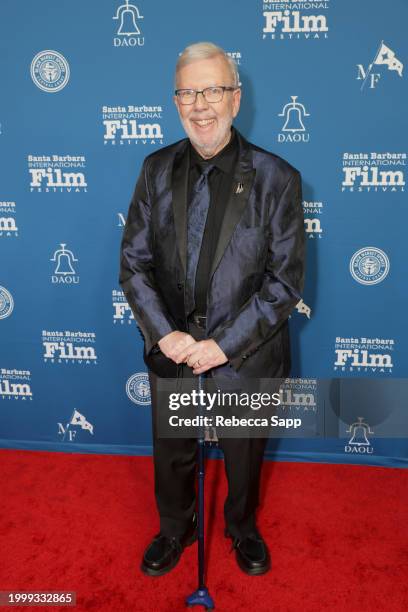 Leonard Maltin attends the Maltin Modern Master Award ceremony during the 39th Annual Santa Barbara International Film Festival at The Arlington...