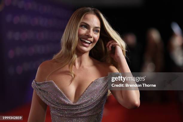 Margot Robbie attends the 2024 AACTA Awards Presented By Foxtel Group at HOTA on February 10, 2024 in Gold Coast, Australia.