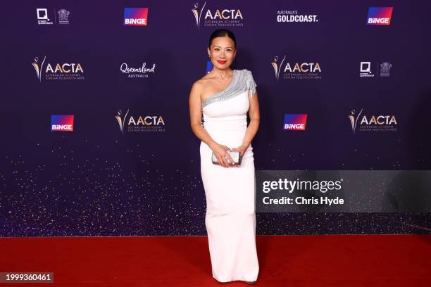 Poh Ling Yeow attends the 2024 AACTA Awards Presented By Foxtel Group at HOTA on February 10, 2024 in Gold Coast, Australia.