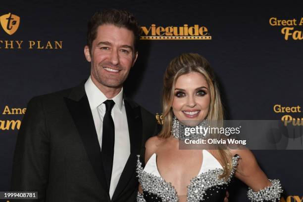 Matthew Morrison and Jen Lilley attend the 31st Annual MovieGuide Awards Gala at Avalon Hollywood & Bardot on February 09, 2024 in Los Angeles,...