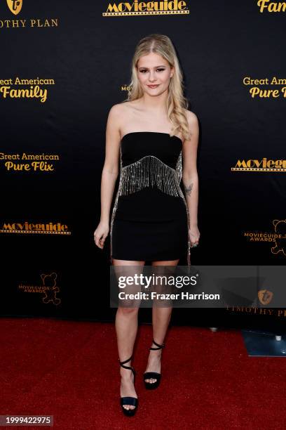 Darci Lynne attends the 31st Annual MovieGuide Awards Gala at Avalon Hollywood & Bardot on February 09, 2024 in Los Angeles, California.