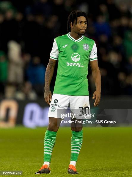 Nathan Moriah-Welsh in action for Hibernian during a cinch... News ...