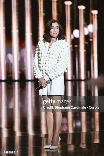 Olivia Ruiz performs during the 39th "Les Victoires De La Musique" Award Ceremony on February 09, 2024 in Paris, France.