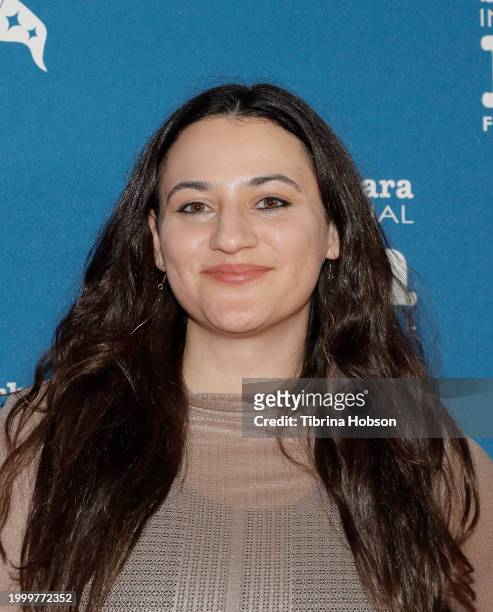 Valerie Steinberg attends the Maltin Modern Master Award during the 39th Annual Santa Barbara International Film Festival on February 09, 2024 in...