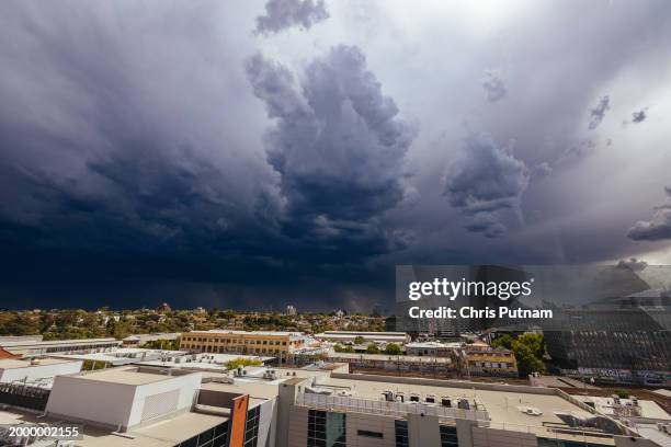 An intense summer weather system passes across Victoria and over Richmond in Melbourne. Significant damage occured in some areas along with bushfires...