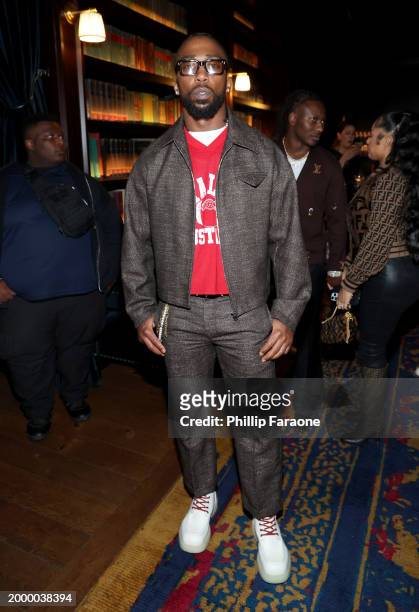 Tyrod Taylor attends the GQ Sports Super Bowl Party 2024 at Park MGM Las Vegas on February 09, 2024 in Las Vegas, Nevada.