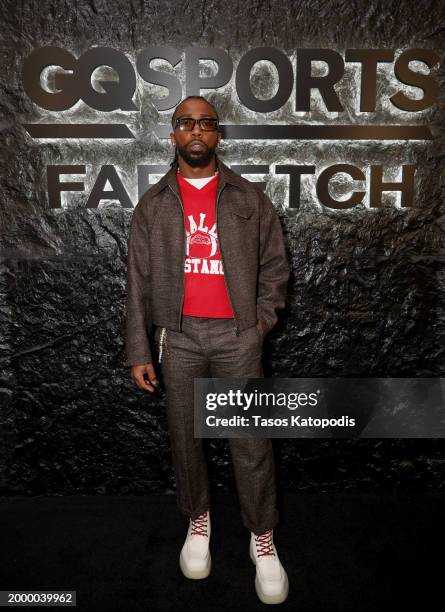 Tyrod Taylor attends the GQ Sports Super Bowl Party 2024 at Park MGM Las Vegas on February 09, 2024 in Las Vegas, Nevada.