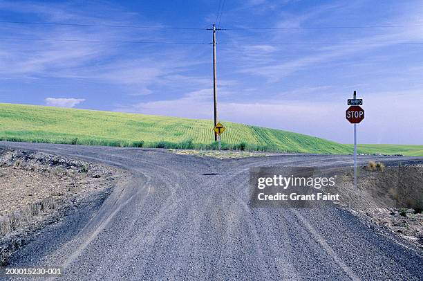 fork in country road - 分かれ道 ストックフォトと画像