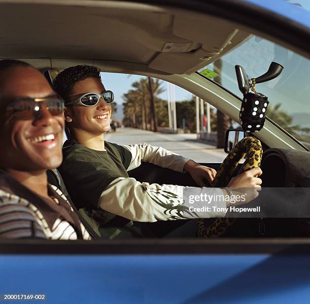 Two Teenagers In Car Wearing Sunglasses Focus On Driver High-Res Stock  Photo - Getty Images
