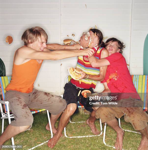 Food Rivalry Food Fight Photos and Premium High Res Pictures - Getty Images