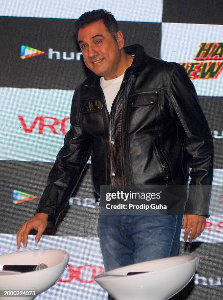 Boman Irani attends the success of the official mobile game of 'Happy New Year' film on October 27,2014 in Mumbai, India