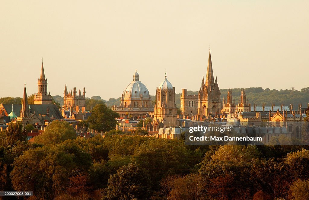England, Oxford, city skyline