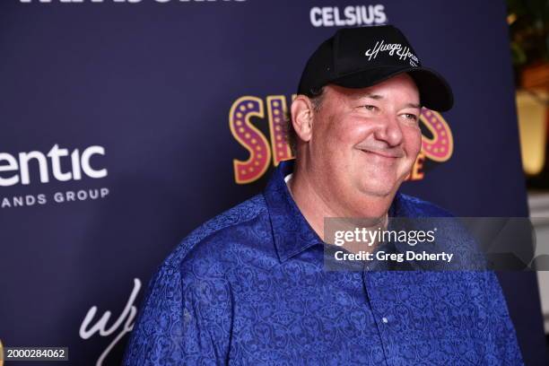 Brian Baumgartner attends 'Shaq's Fun House' at XS nightclub at Encore Las Vegas on February 09, 2024 in Las Vegas, Nevada.