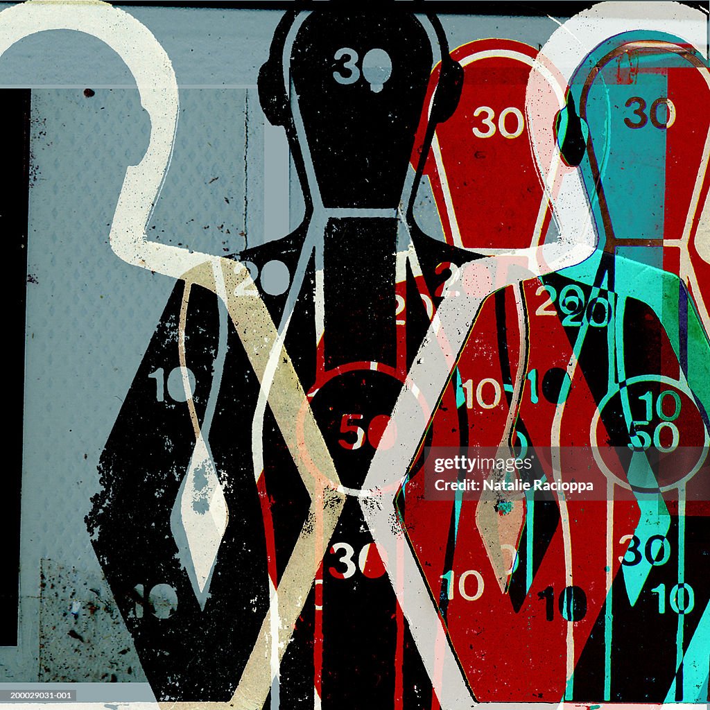 Hand Shape Target Human Shaped Targets High-Res Vector Graphic - Getty Images