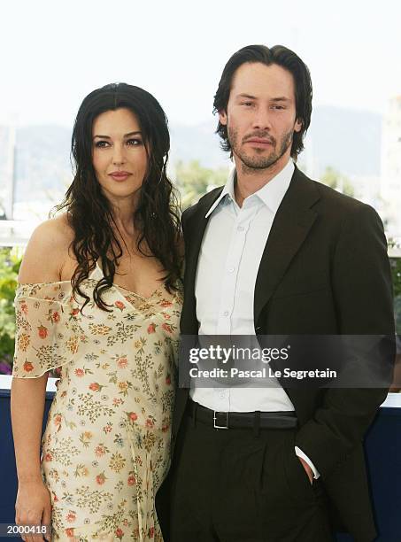 Bellucci Cannes Keanu Reeves Photos and Premium High Res Pictures