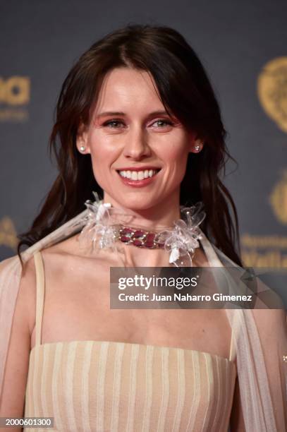 Manuela Vellés attends the red carpet at the Goya Awards 2024 at Feria de Valladolid on February 10, 2024 in Valladolid, Spain.