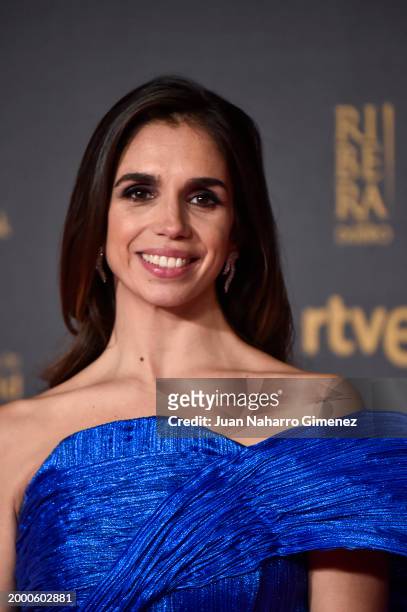 Elena Furiase attends the red carpet at the Goya Awards 2024 at Feria de Valladolid on February 10, 2024 in Valladolid, Spain.
