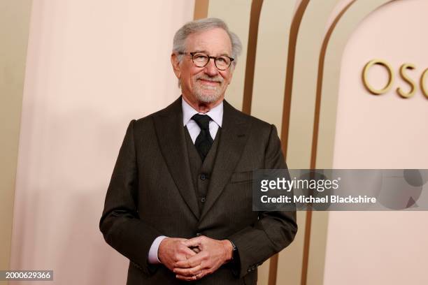 Beverly Hills , CA Steven Spielberg arriving at the 2024 Oscars Nominees Luncheon Red Carpet at the The Beverly Hilton Hotel in Beverly Hills , CA,...