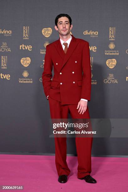 Enric Auquer attends the red carpet at the Goya Awards 2024 at Feria de Valladolid on February 10, 2024 in Valladolid, Spain.