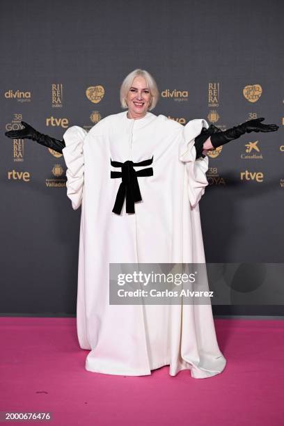 Susi Sánchez attends the red carpet at the Goya Awards 2024 at Feria de Valladolid on February 10, 2024 in Valladolid, Spain.