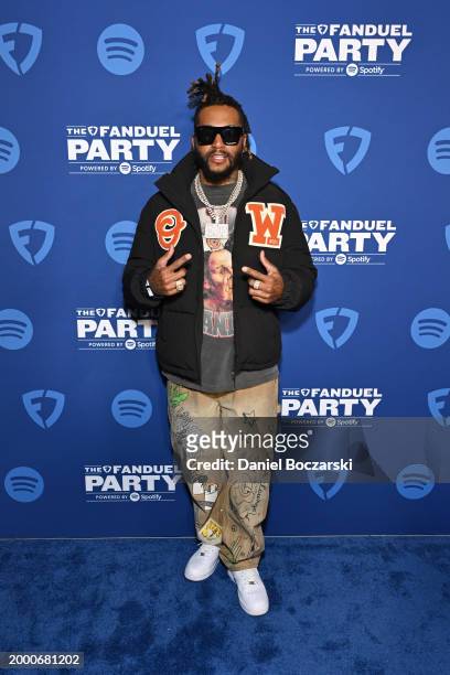 DeSean Jackson attends the FanDuel Super Bowl party powered by Spotify on February 09, 2024 in Las Vegas, Nevada.