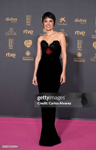 Elena Anaya attends the red carpet at the Goya Awards 2024 at Feria de Valladolid on February 10, 2024 in Valladolid, Spain.
