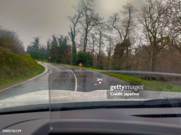 head up display - augmented reality car stock pictures, royalty-free photos & images