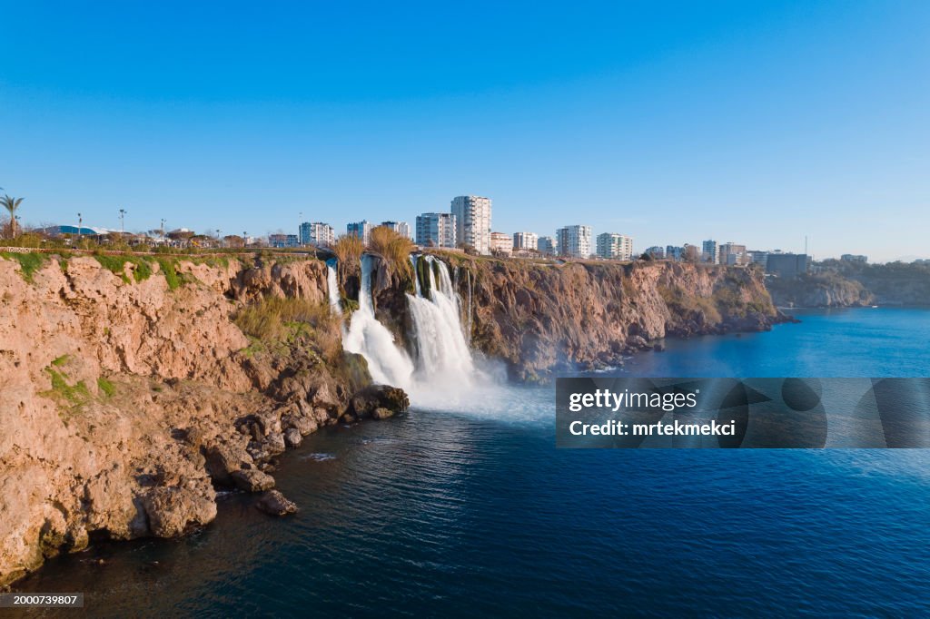 Lower Duden Waterfall, Antalya. Turkey